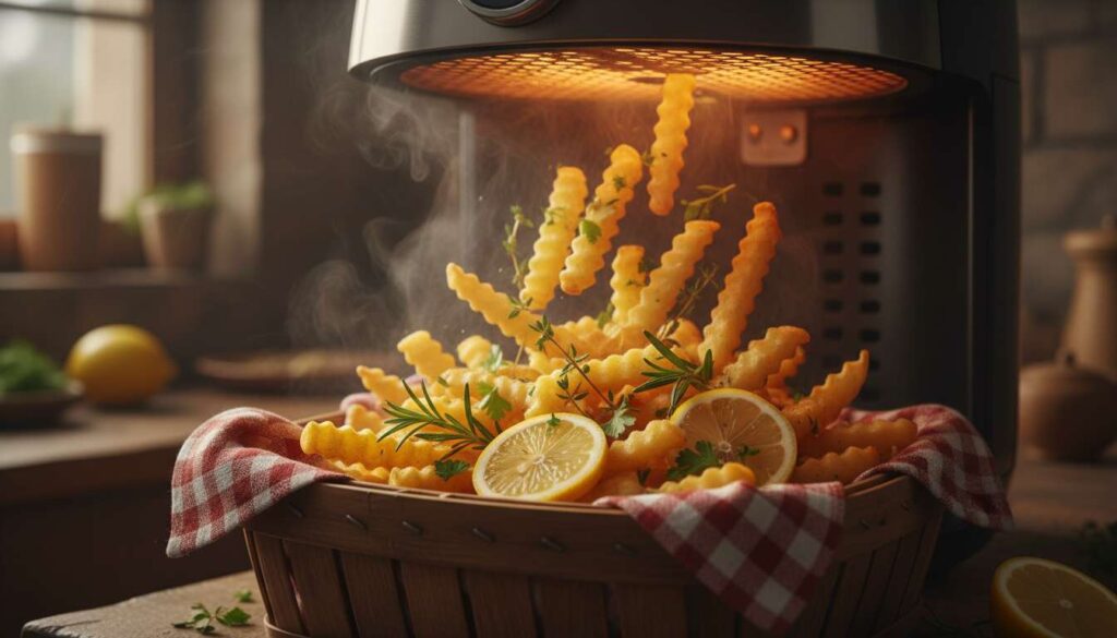Sprøde pommes frites i airfryer: hvorfor 20 minutters iblødsætning ændrer alt